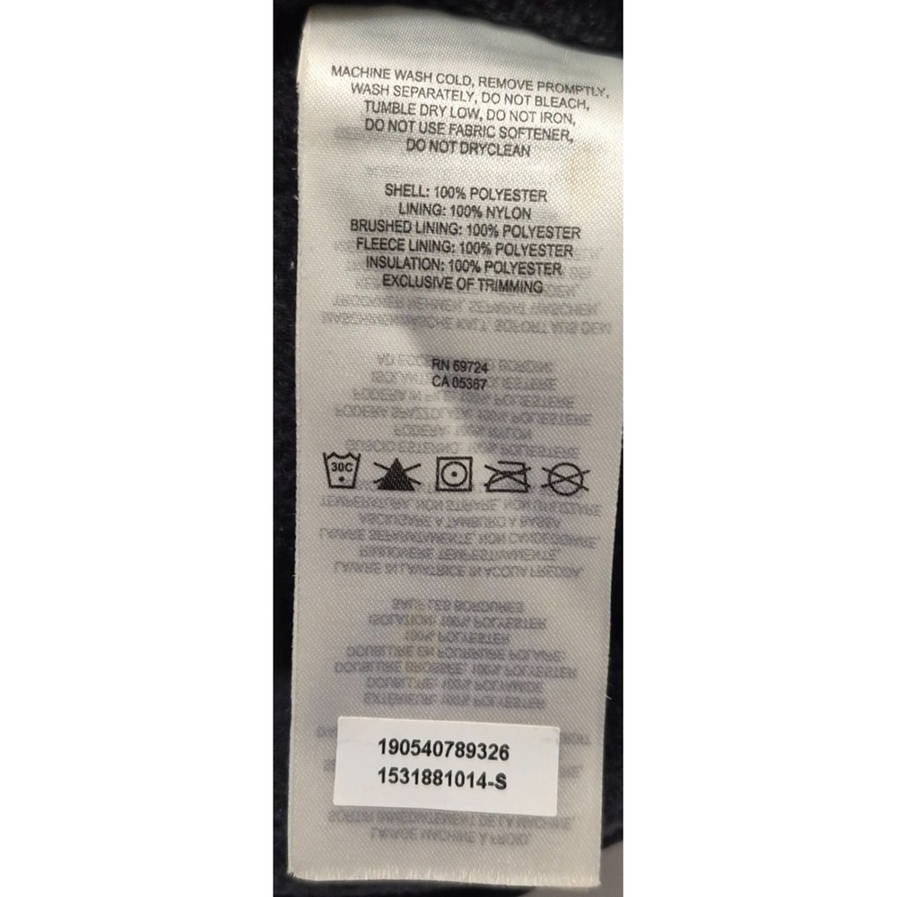 Columbia men's black  Northern Voyage Jacket full‎ zip/pockets/fleece lined SM - Picture 7 of 15